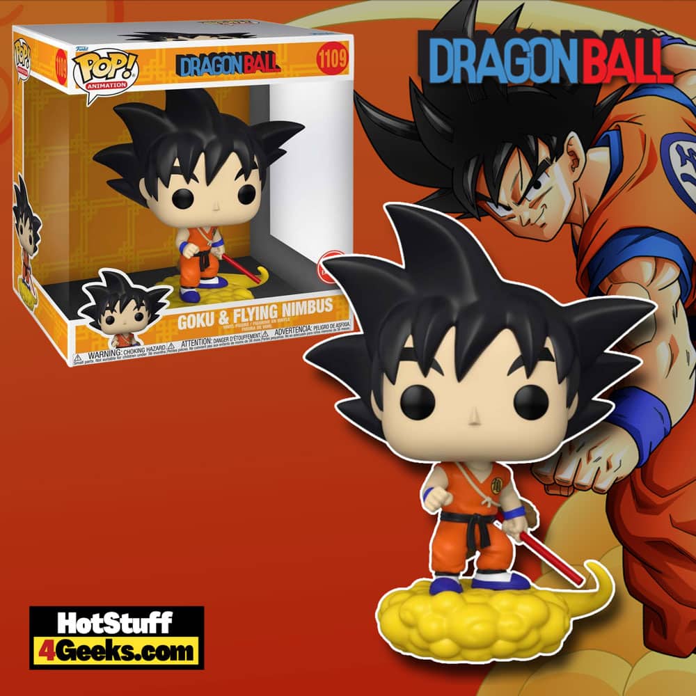 Funko POP! Jumbo: Dragon Ball Goku and Flying Nimbus Vinyl Figure GameStop  Exclusive