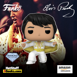 Funko Pop! Rocks: Elvis Presley in Pharaoh Jumpsuit Diamond Glitter Funko Pop! Vinyl Figure - Amazon Exclusive