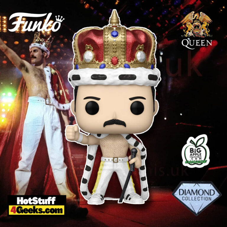 Funko Pop! Rocks: Freddie Mercury King Diamond Glitter Funko Pop! Vinyl Figure - Big Apple Collectibles Exclusive