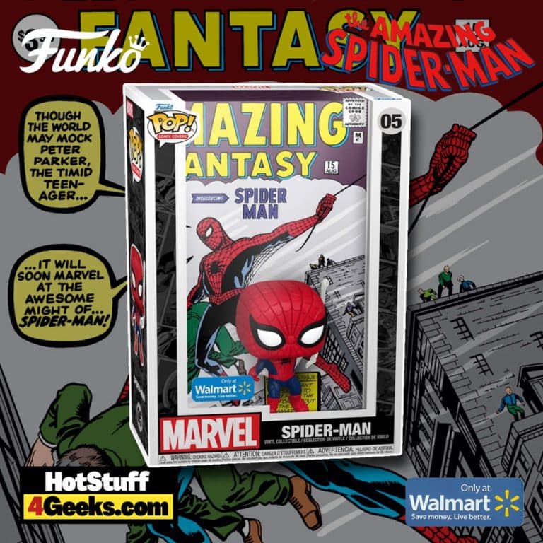 Funko Pop! Cover Art: Marvel - Amazing Spider-Man Vinyl Bobblehead 