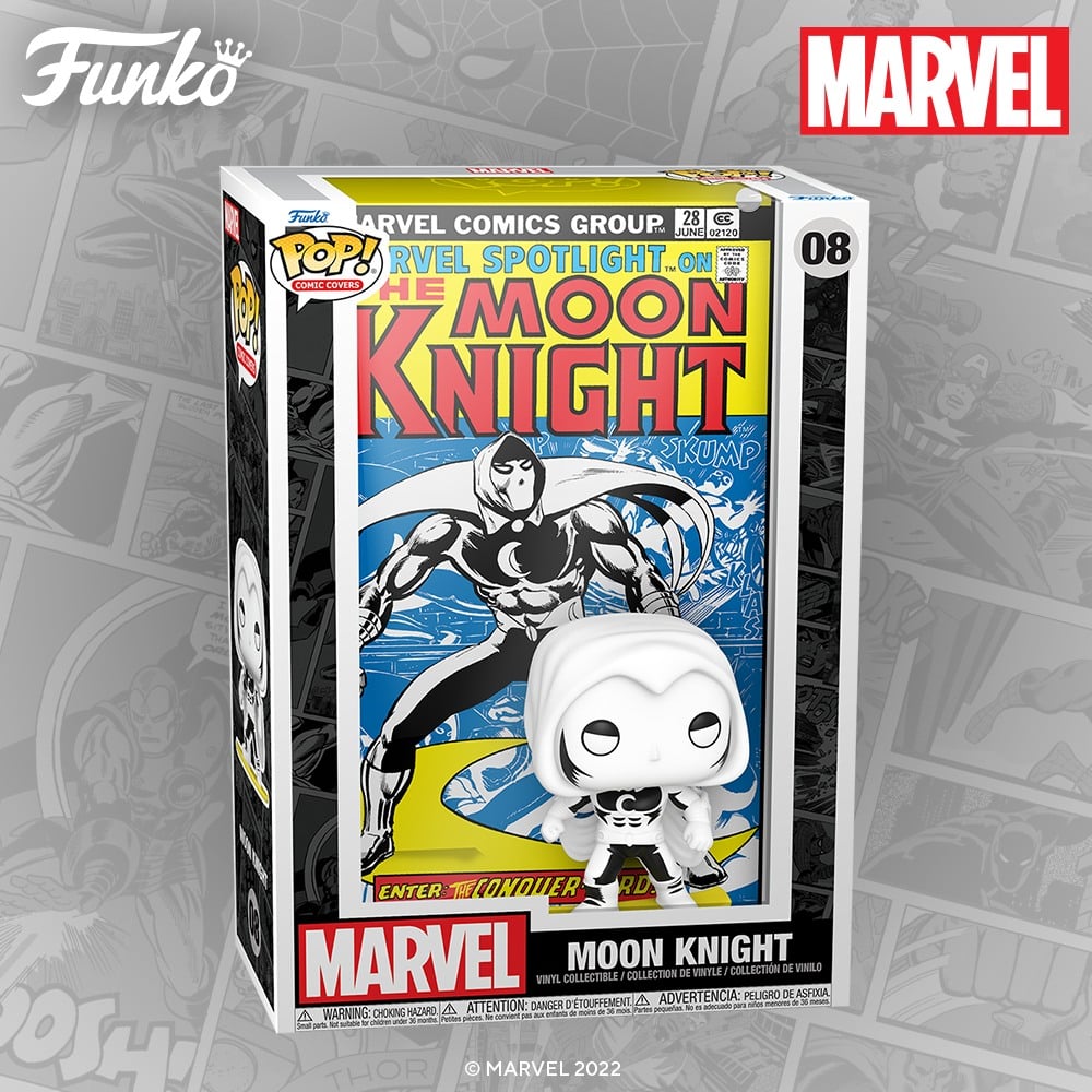 Funko Pop! Comic Cover: Marvel - Moon Knight Funko Pop! Cover Vinyl Figure