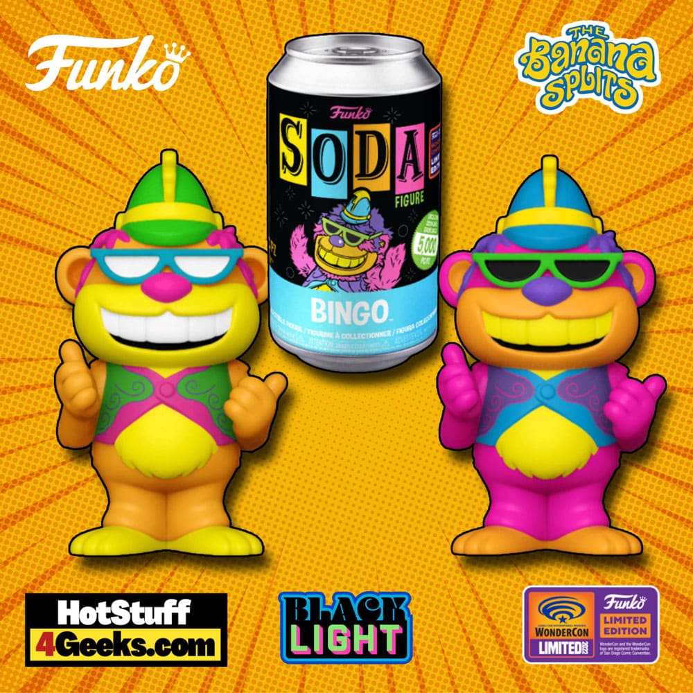 Funko Soda - The Banana Splits Bingo with Chase Funko Soda Vinyl Figure - Wondercon 2022