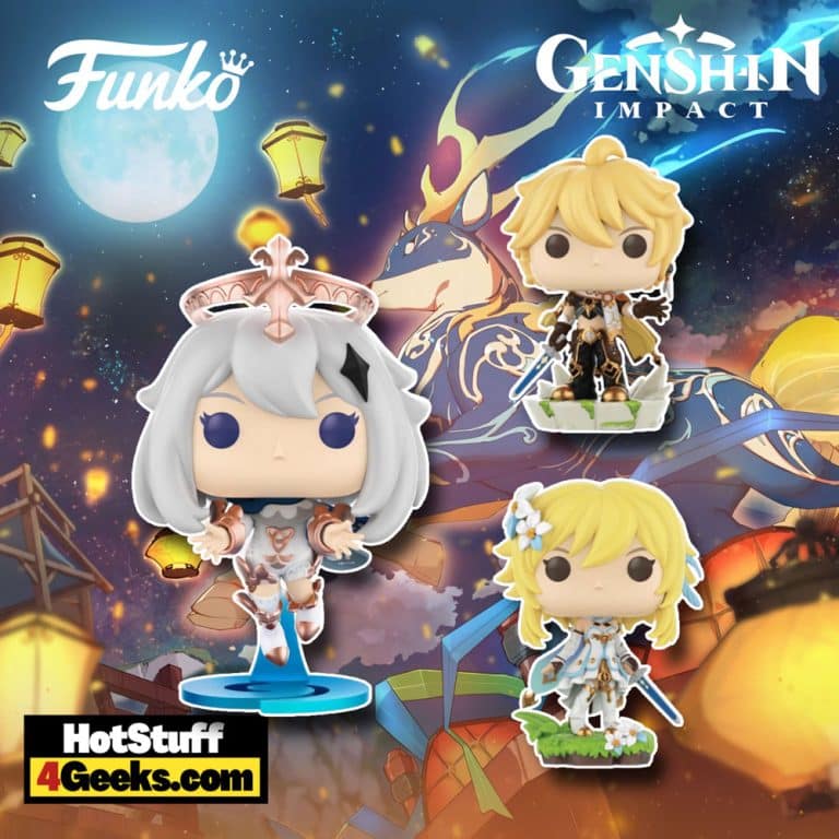 Funko Pop! Games: Genshin Impact - Paimon, Aether and Lumine Funko Pop! Vinyl Figures