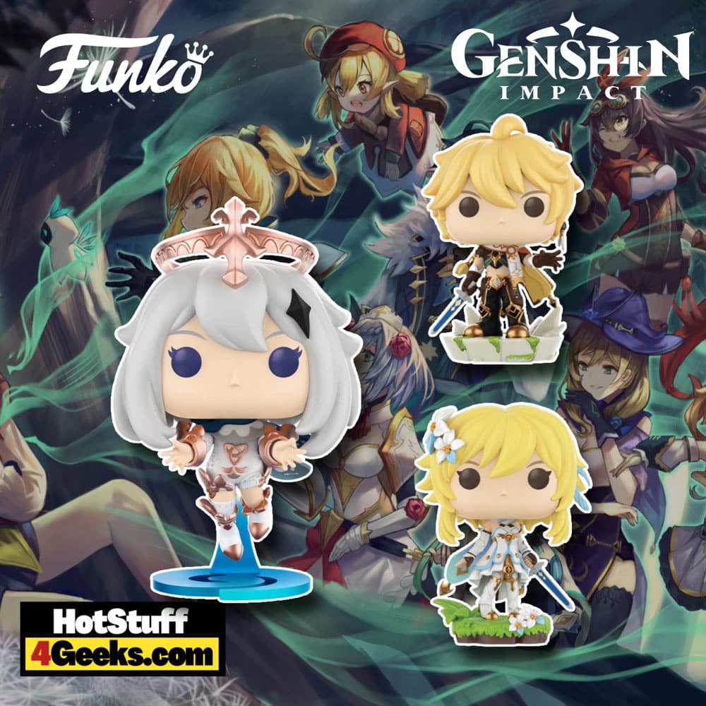 Funko Pop! Games: Genshin Impact - Paimon, Aether and Lumine Funko Pop! Vinyl Figures