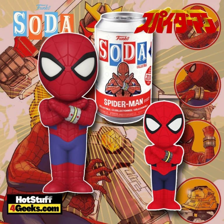 Funko Soda Marvel: Japanese TV Spider-Man With Glow Chase Funko Soda Vinyl Figure - PX Exclusive