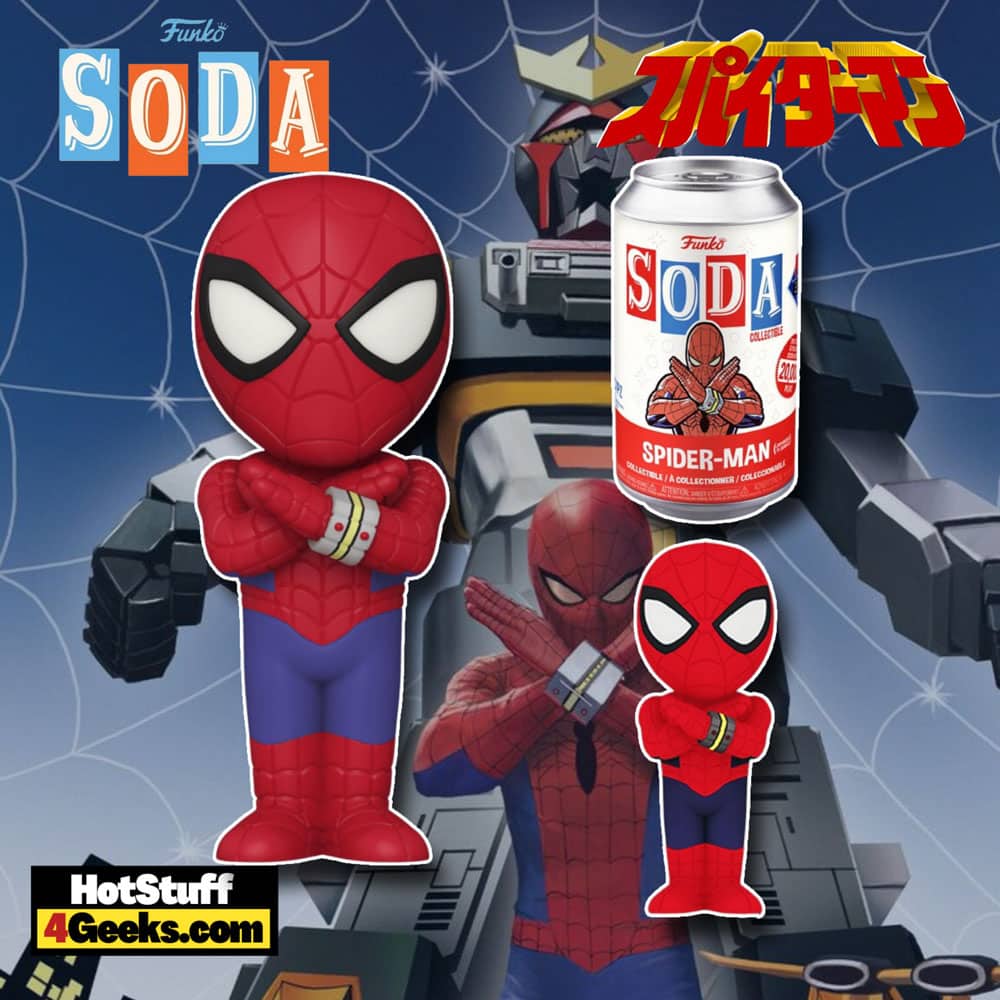 Funko Soda Marvel: Japanese TV Spider-Man With Glow Chase Funko Soda Vinyl Figure - PX Exclusive