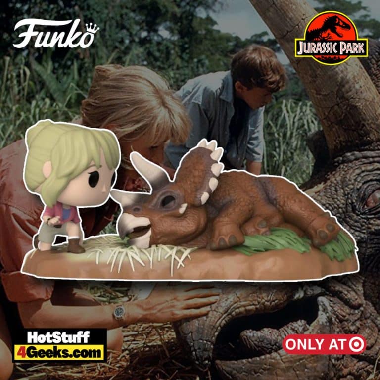 Funko Pop! Movie Moment: Jurassic Park - Dr. Sattler With Triceratops Funko Pop! Vinyl Figure - Target Exclusive