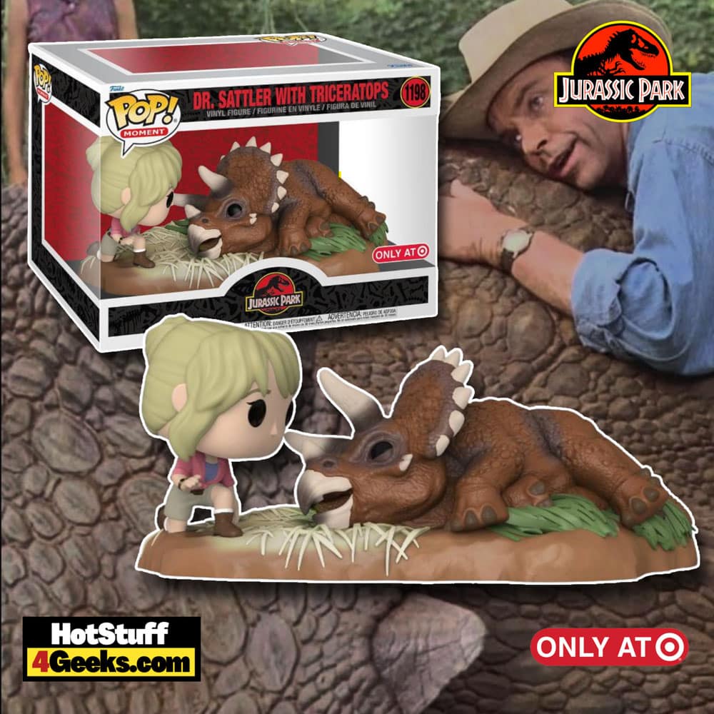 Funko Pop! Jurassic Park™ Dr. Sattler with Triceratops vinyl figure, Five  Below