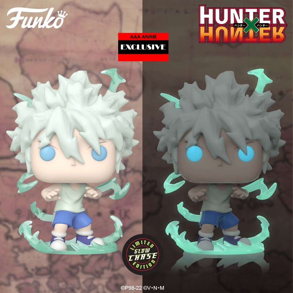 Funko Pop! Animation: Hunter X Hunter - Killua Zoldyck With Glow In the Dark (GITD) Chase Funko Pop! Vinyl Figure - AAA Exclusive