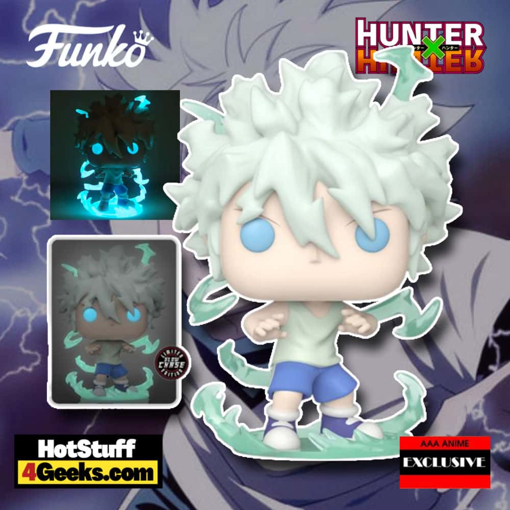 Funko Pop! Animation: Hunter X Hunter - Killua Zoldyck With Glow In the Dark (GITD) Chase Funko Pop! Vinyl Figure - AAA Exclusive