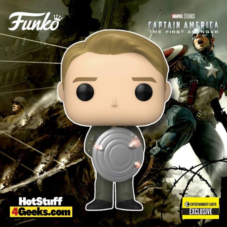 Funko Pop! Marvel Studios: Captain America with Prototype Shield Funko Pop! Vinyl Figure - Entertainment Earth Exclusive