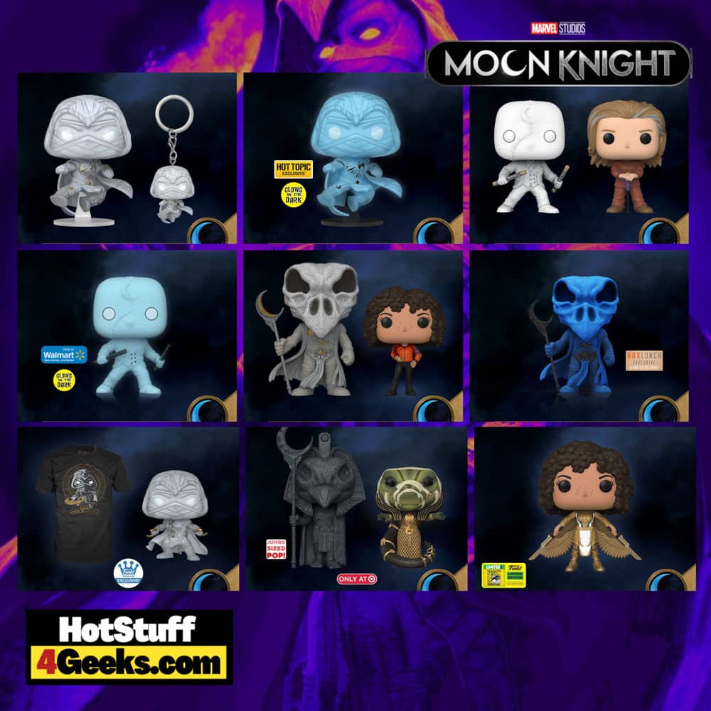 Moon Knight Disney+ Tv Series Funko Pop Vinyl Figures (2022)