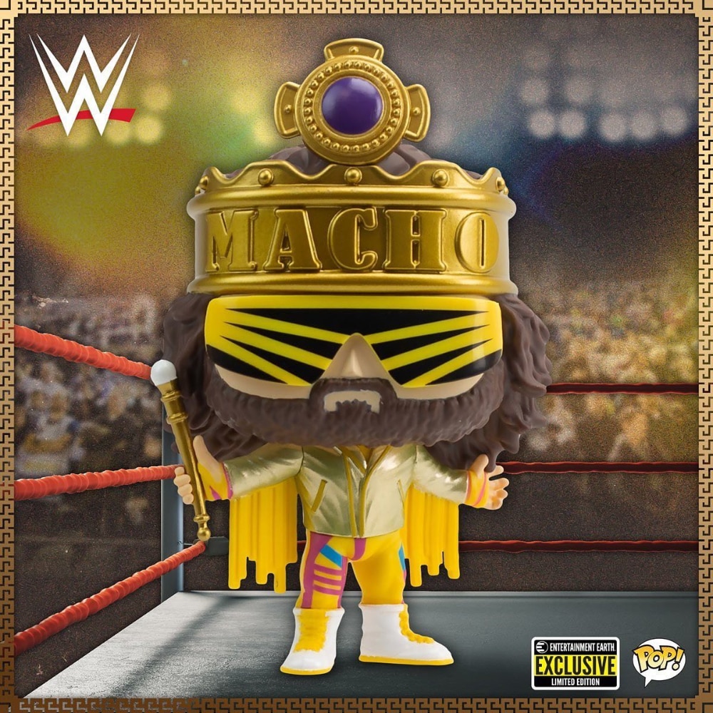 Funko Pop! WWE: Macho Man Randy Savage (Metallic) Funko Pop! Vinyl Figure - Entertainment Earth Exclusive