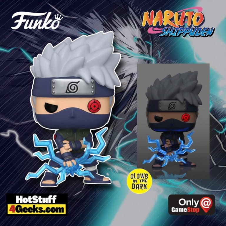 Funko Pop! Naruto Shippuden: Kakashi (Raikiri) Glow-In-The-Dark (GITD) Funko Pop! Vinyl Figure - GameStop Exclusive