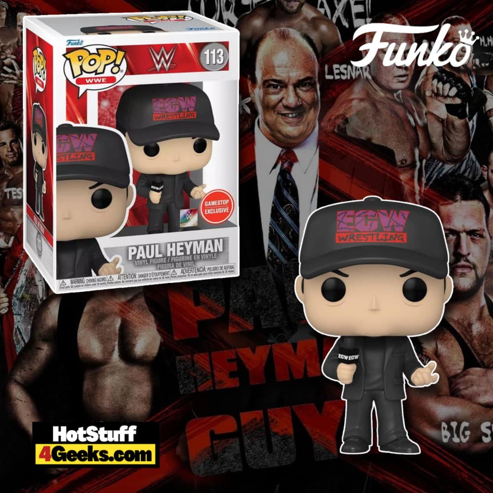 Funko POP! WWE: Paul Heyman Funko Pop! Vinyl Figure - GameStop Exclusive