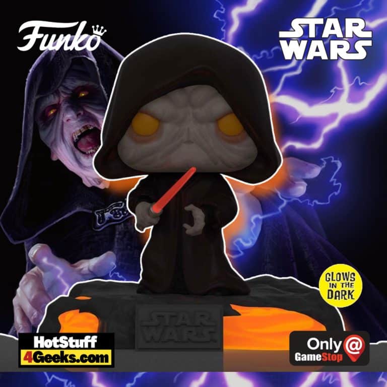 Funko Pop! Deluxe: Star Wars - Red Saber Series Volume 1 - Darth Sidious Glow-In-The-Dark (GITD) Funko Pop! Vinyl Figure - GameStop Exclusive