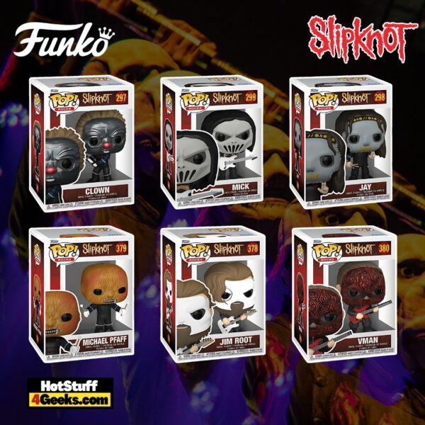 Celebrate Metal Icons New Slipknot Funko Pop! Vinyl Figures