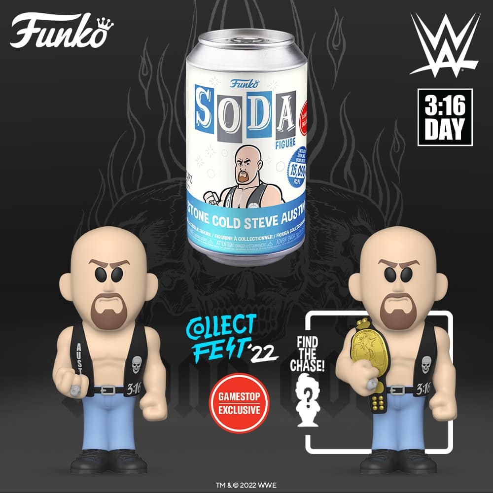 Funko Soda: WWE - Stone Cold Steve Austin Funko Soda Vinyl Figure - GameStop Exclusive