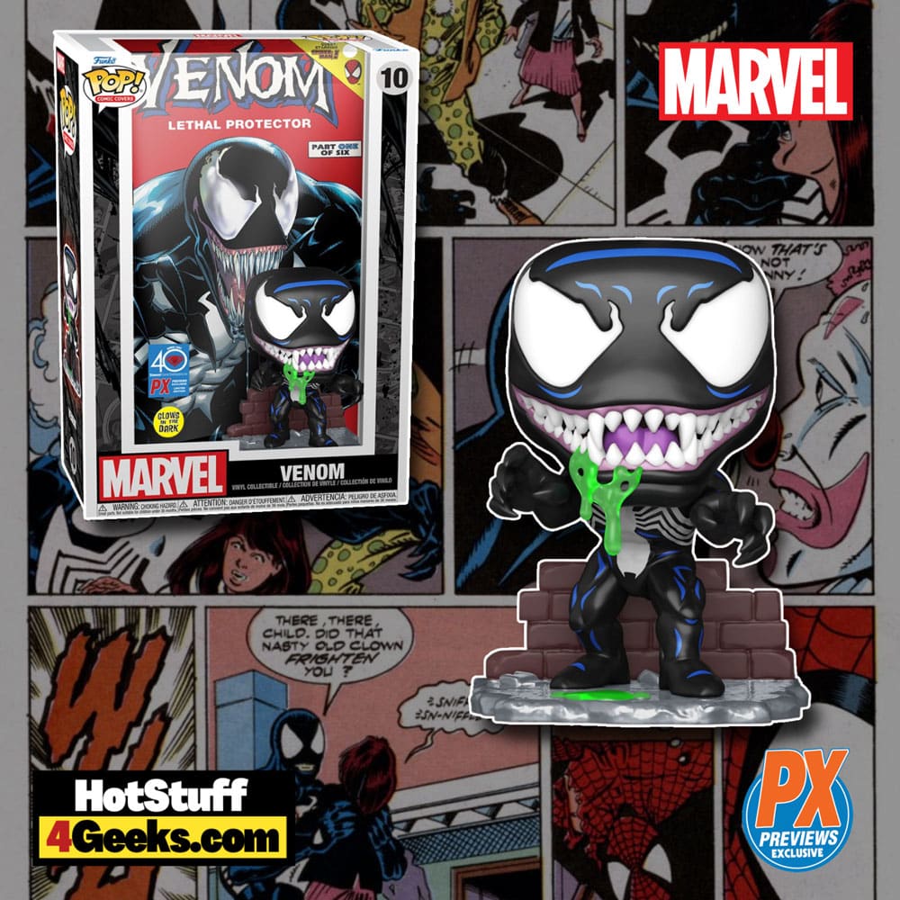 POP COMIC CVR MARVEL VENOM LETHAL PROTECTOR PX GLOW IN THE DARK