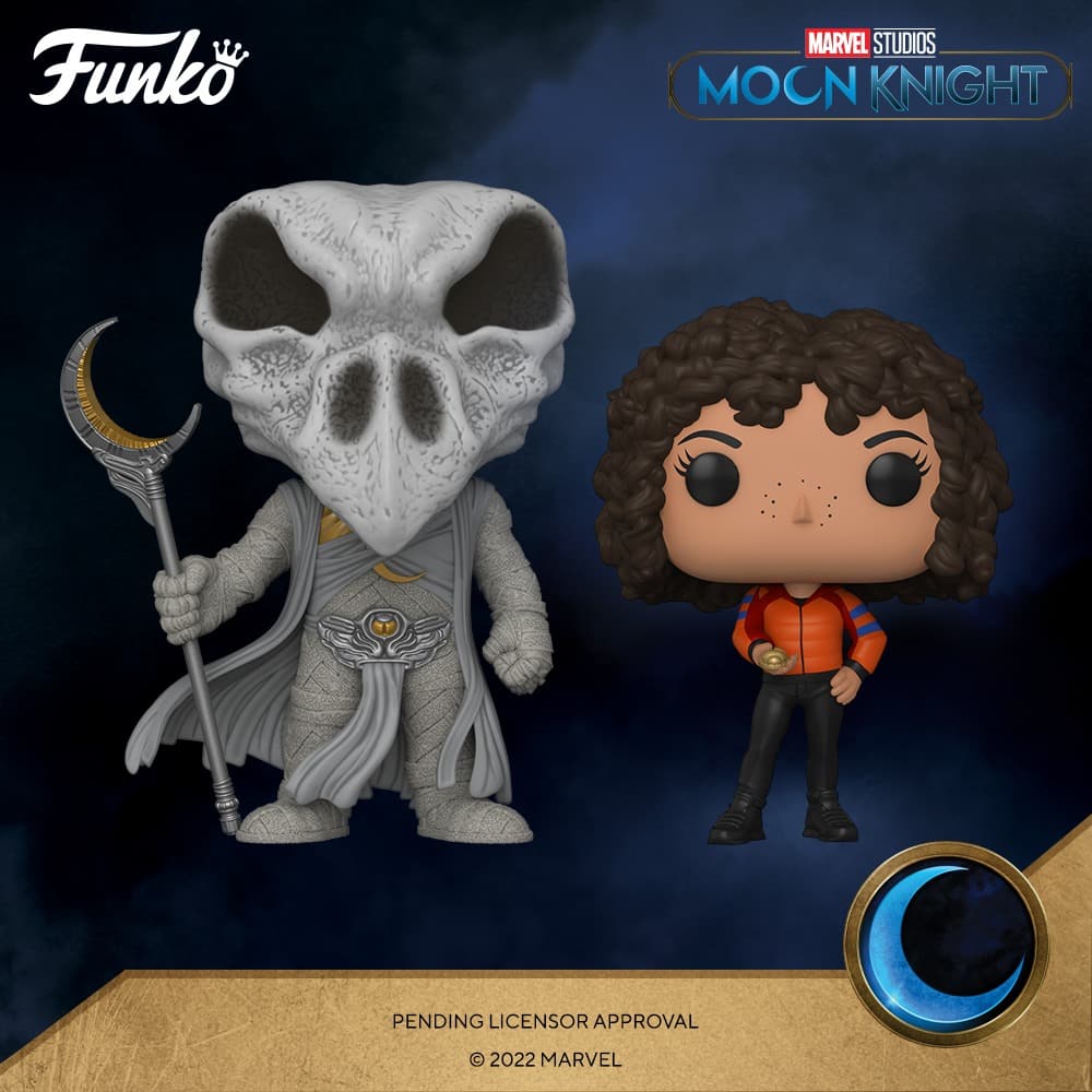 Funko Pop! Television - Marvel Studios Moon Knight: Layla El-Faouly, Khonshu, and Khonshu GITD BoxLunch Exclusive Funko Pop! Vinyl Figures