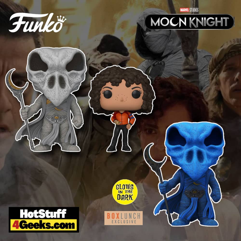 2022 NEW Moon Knight Pops! Layla,  Khonshu & Khonshu Glow