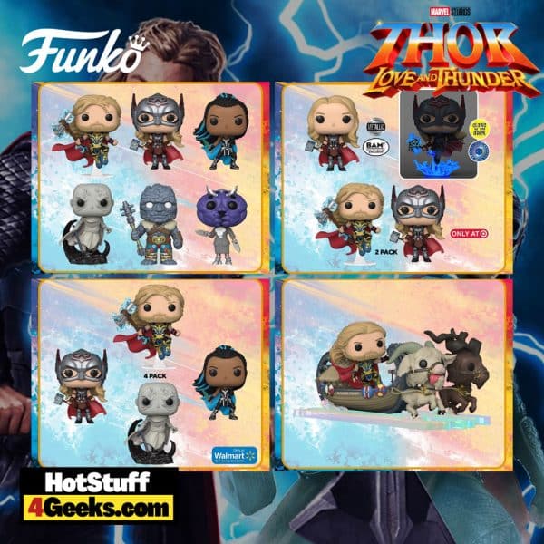 9 NEW Thor Love and Thunder Funko Pops! to Collect Wave 1