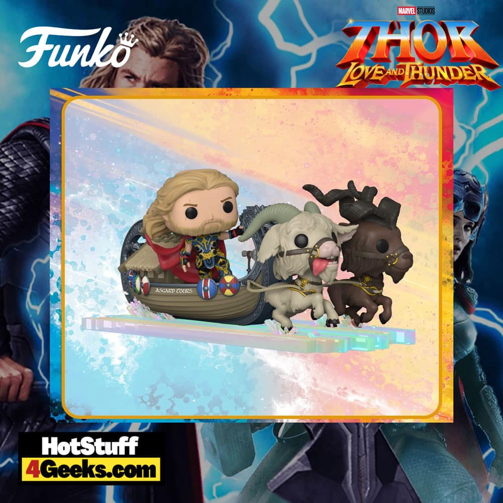 Funko Pop! Movies Thor Love and Thunder - Thor, Korg, Mighty Thor, Miek, Gorr, Valkyrie, Mighty Thor Glow, Mighty Thor Metallic, and Thor Chariot Funko Pop Vinyl Figures (2022) - Wave 1