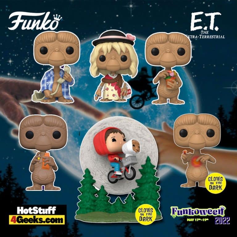E.T. The Extra-Terrestrial 40th Anniversary Funko Pops (Funkoween 2022 release)