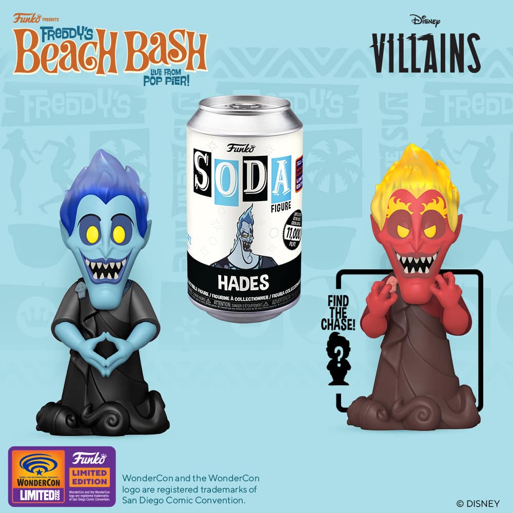 Funko Soda: Disney Hercules - Hades with Chase Funko Soda Vinyl Figure - Wondercon 2022 and BoxLunch Exclusive