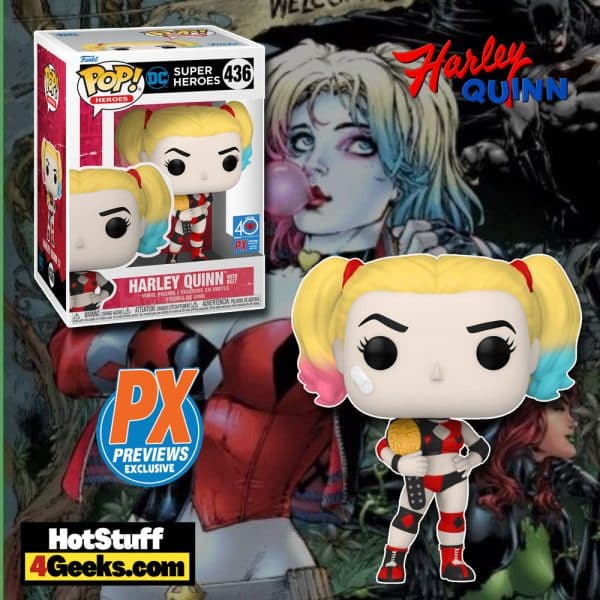 2022 New Harley Quinn With Belt Funko Pop! Px Exclusive