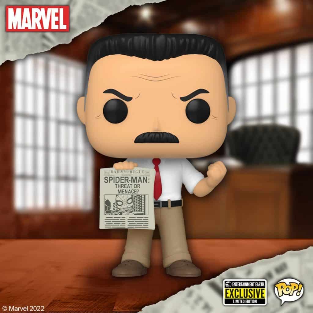 Funko Pop! Marvel: Spider-Man - J. Jonah Jameson Funko Pop! Vinyl Figure - Entertainment Earth Exclusive