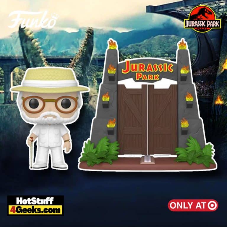 Funko Pop! Town: Jurassic Park - John Hammond With Gates Funko Pop! Town Vinyl Figure - Target Exclusive