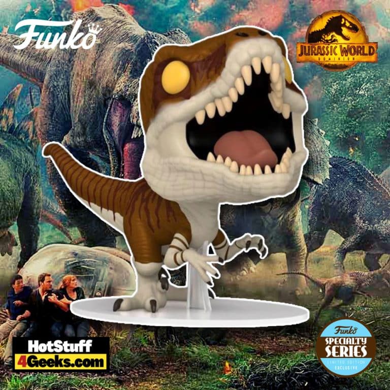 New Jurassic World Dominion Atrociraptor Tiger Funko Pop 9547