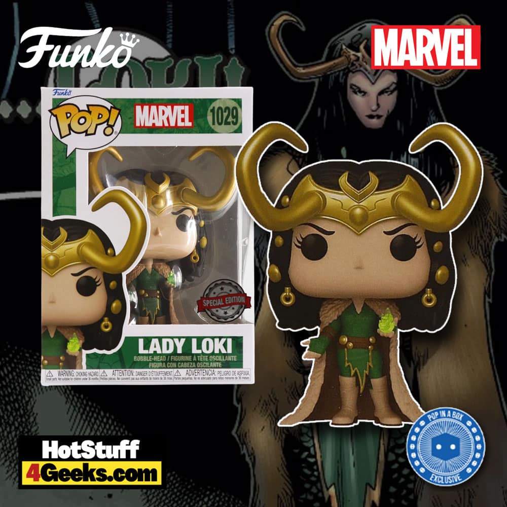 Funko Pop! Marvel: Lady Loki Funko Pop! Vinyl Figure - Pop-In-A-Box (PIAB) Exclusive