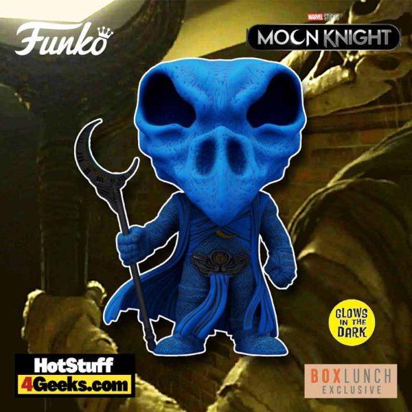 2022 NEW Moon Knight Khonshu GITD Funko Pop! BoxLunch Exclusive