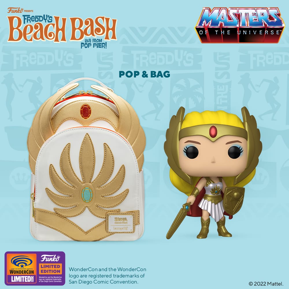 Funko Pop! & Bag - Masters of the Universe: She-Ra Funko Pop! Vinyl Figure - Wondercon 2022 and Funko Shop Exclusive