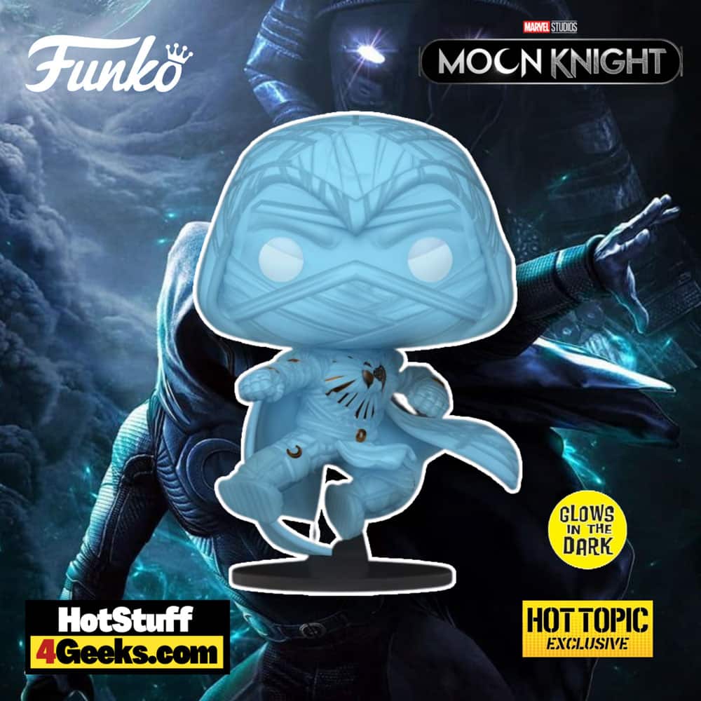 Funko Pop! Television: Moon Knight: Moon Knight Glow-In-the-Dark (GITD) Funko Pop! Vinyl Figure  - Hot Topic Exclusive