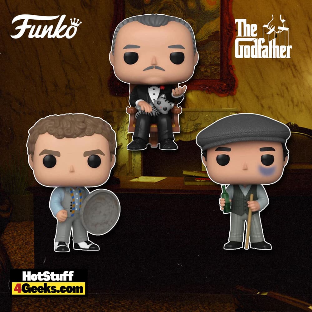 Funko Pop! Movies: The Godfather 50 Years - Sonny Corleone, Michael Corleone, and Vito Corleone Funko Pop! Vinyl Figures