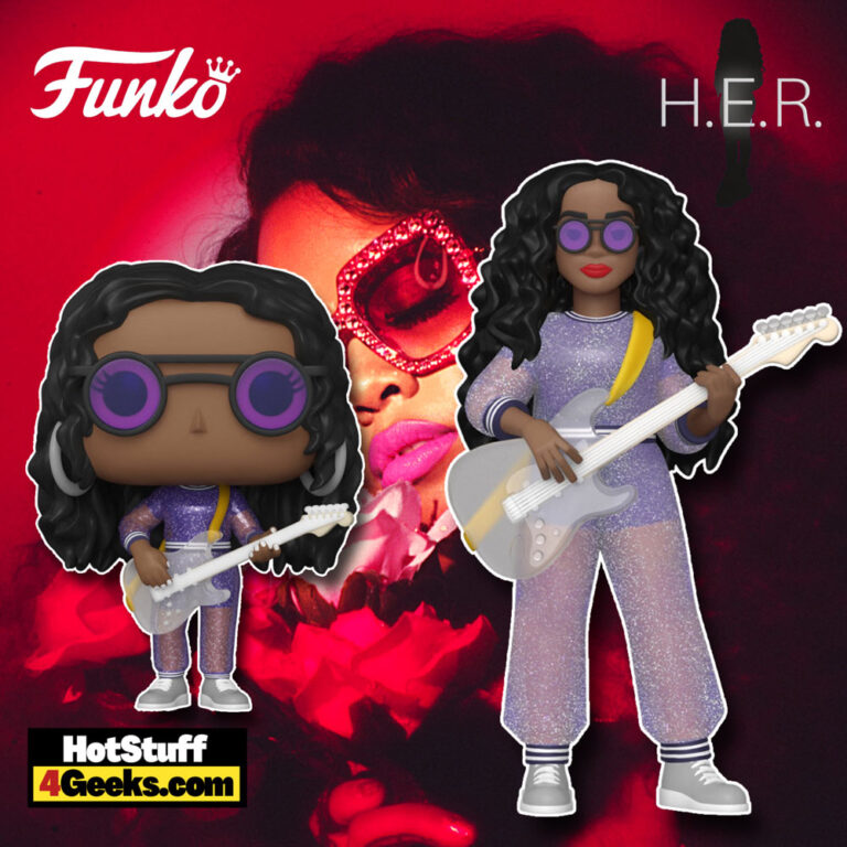 Funko Pop! Rocks: H.E.R. Funko Pop! Vinyl Figure and H.E.R 5-Inch Vinyl Gold Figure