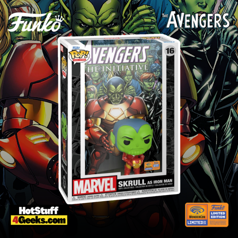 Funko POP! Comic Covers – Skrull as Iron Man (Avengers: The Initiative #1) Funko Pop! Comic Cover Vinyl Figure – WonderCon 2023 and Target Shared Exclusive