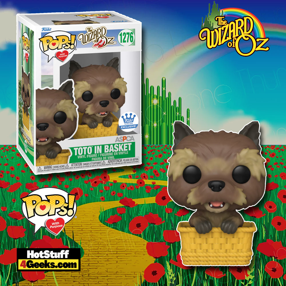 Funko Pop! With Purpose: The Wizard of Oz: Toto in Basket Funko Pop! Vinyl Figure