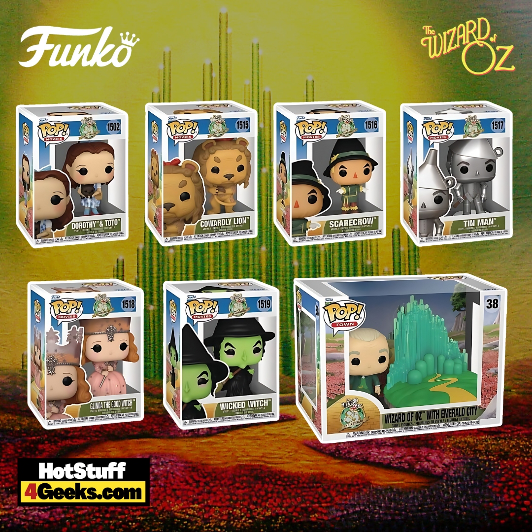 6 NEW Pop! Movies Wizard of Oz Funko Pops (2022)