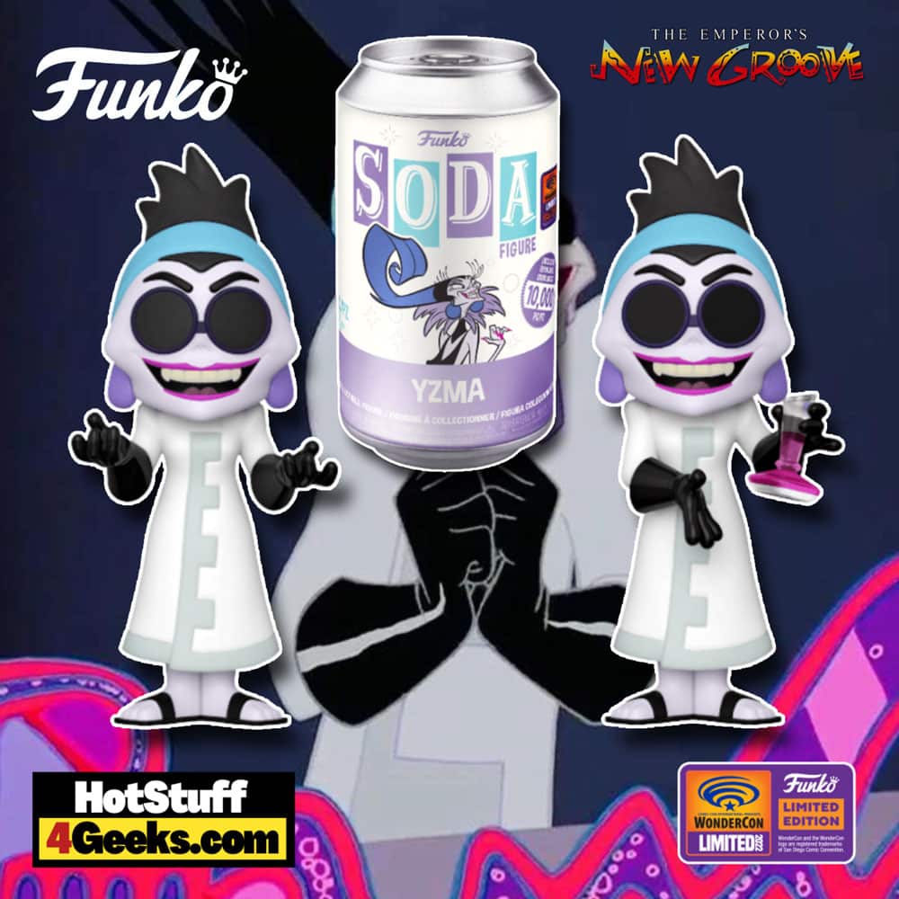 Funko Soda: Disney Emperor's New Groove - Yzma with Chase Funko Soda Vinyl Figure - Wondercon 2022 and Funko Shop Exclusive