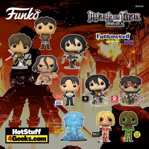 Funkoween 2022: NEW Attack on Titan Funko Pops!