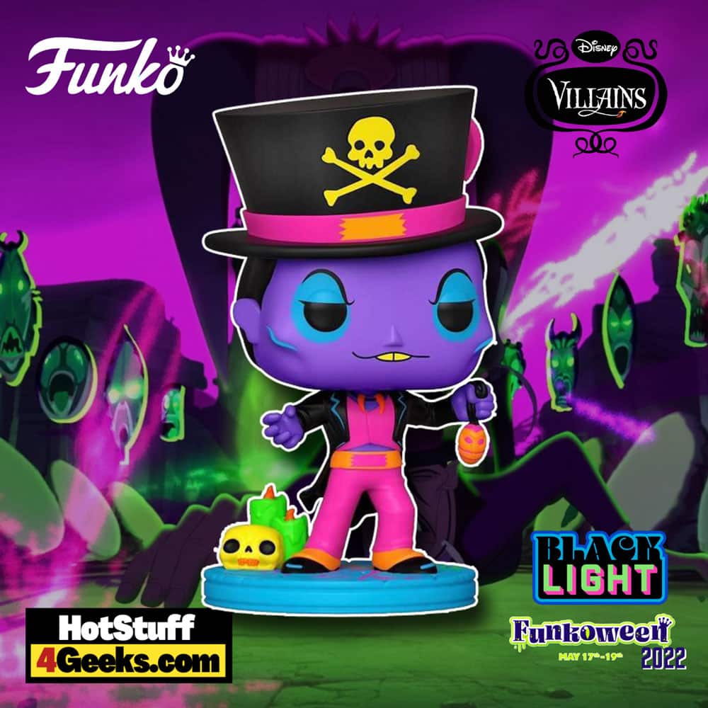 Funko Pop! Disney Villains: Dr. Facilier Black Light Funko Pop! Vinyl Figure - Hot Topic Exclusive (Funkoween 2022)