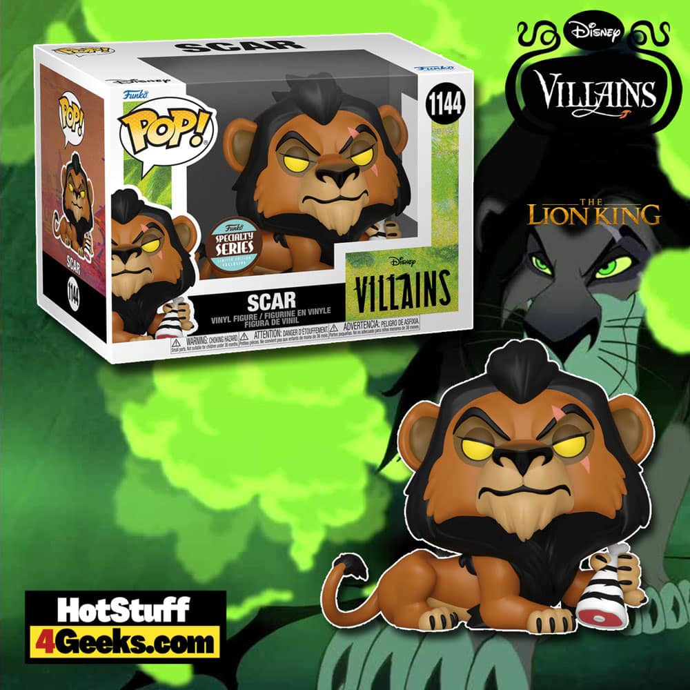 Funko Pop! Disney Villains: The Lion King - Scar with Meat Funko Pop! Vinyl Figure - Specialty Series Exclusive