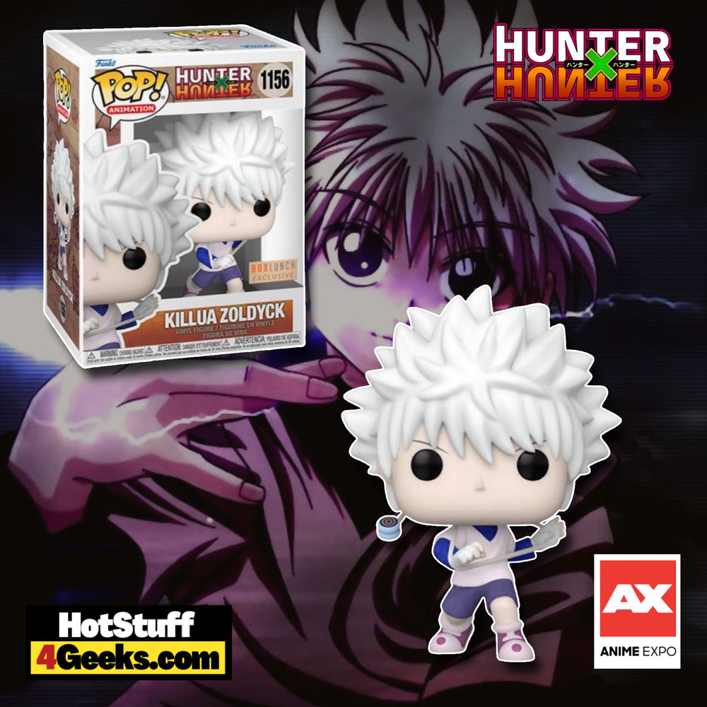 Funko Pop! Animation: Hunter X Hunter - Killua Zoldyck Funko Pop! Vinyl Figure - AX Anime Expo 2022 and BoxLunch Exclusive