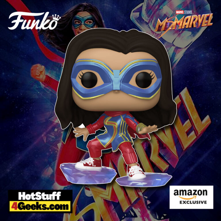 Funko Pop! Marvel Studios: Ms. Marvel - Ms. Marvel With Hard Light Power Funko Pop! Vinyl Figure - Amazon Exclusive
