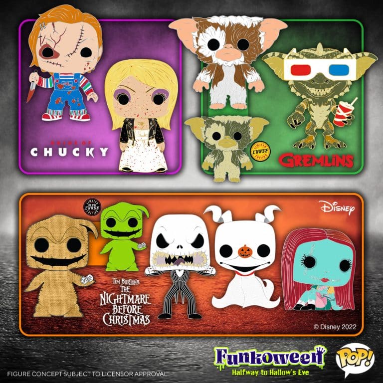 Funko Christmas Pops 2022 Funkoween 2022: 10 New Funko Pop! Pins To Collect