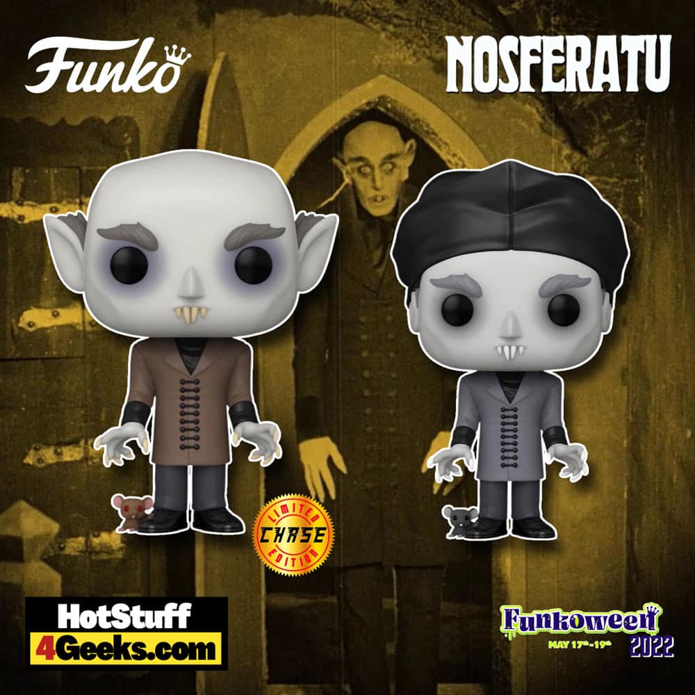 Funko Pop! Movies: Nosferatu 100th Anniversary - Nosferatu With Chase Funko Pop! Vinyl Figure (Funkoween 2022)